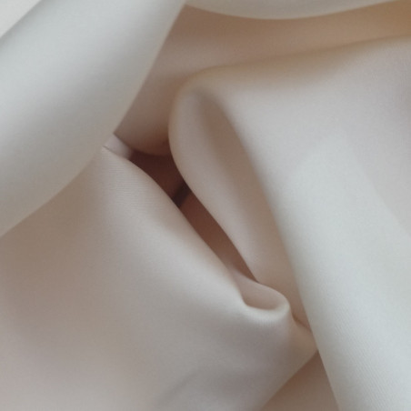 Royal silk fabric, milk white