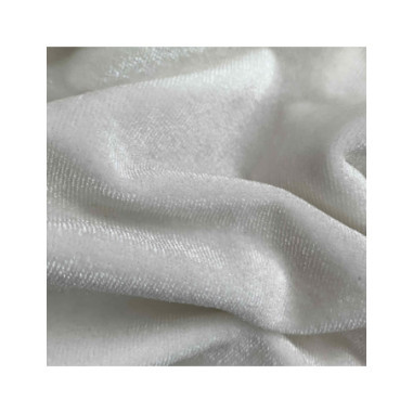 Italian velvet, white