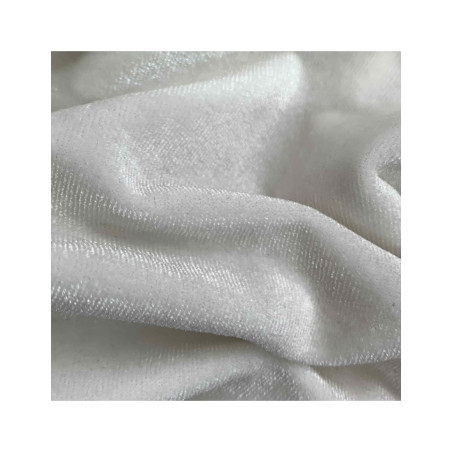 Italian velvet, white