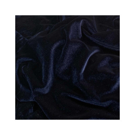 Italian velvet, navy blue