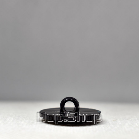Black shank button with a silver pattern, 36 Ln | Hop.Shop
