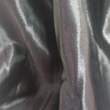 Satin fabric, grey