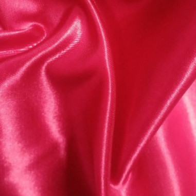 Satin fabric, raspberry