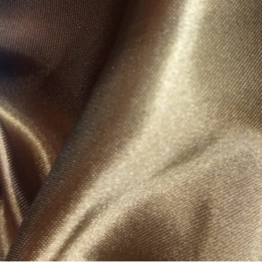 Satin fabric, bronze